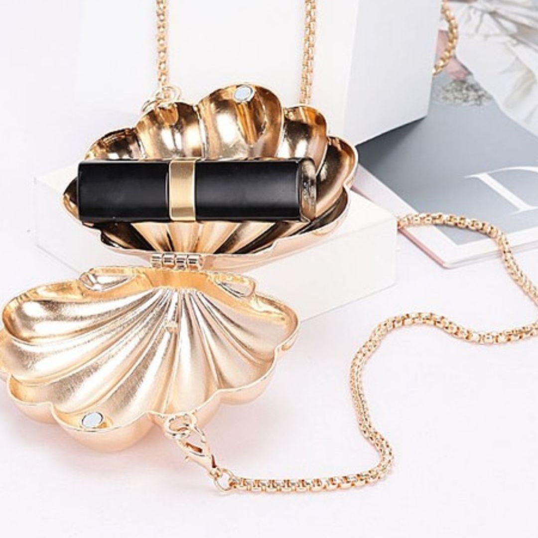 Mini Shell Bag/Silver