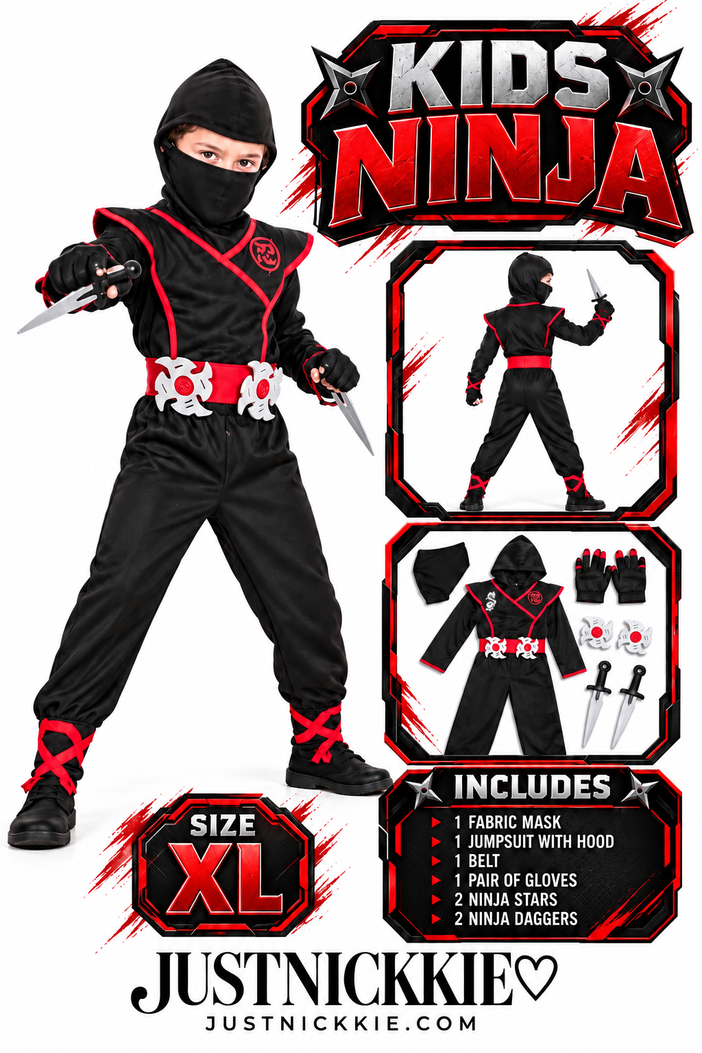 Kids Ninja Costume