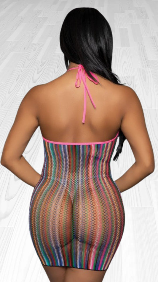 Too Hot Netted Halter (Multi)