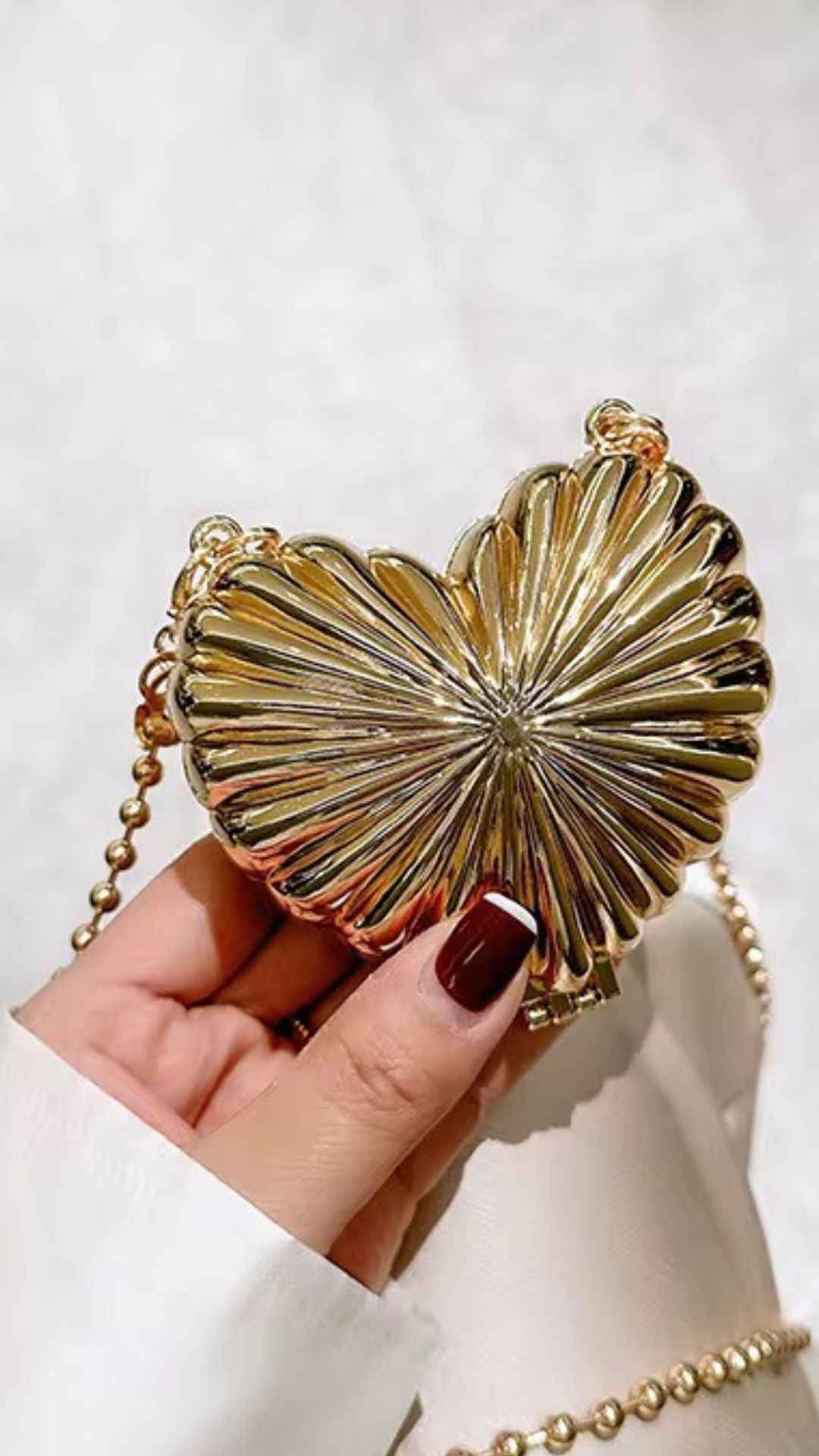 Mini Heart Bag/Silver