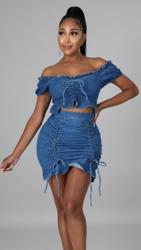 5Bestie Denim Set (Dark)