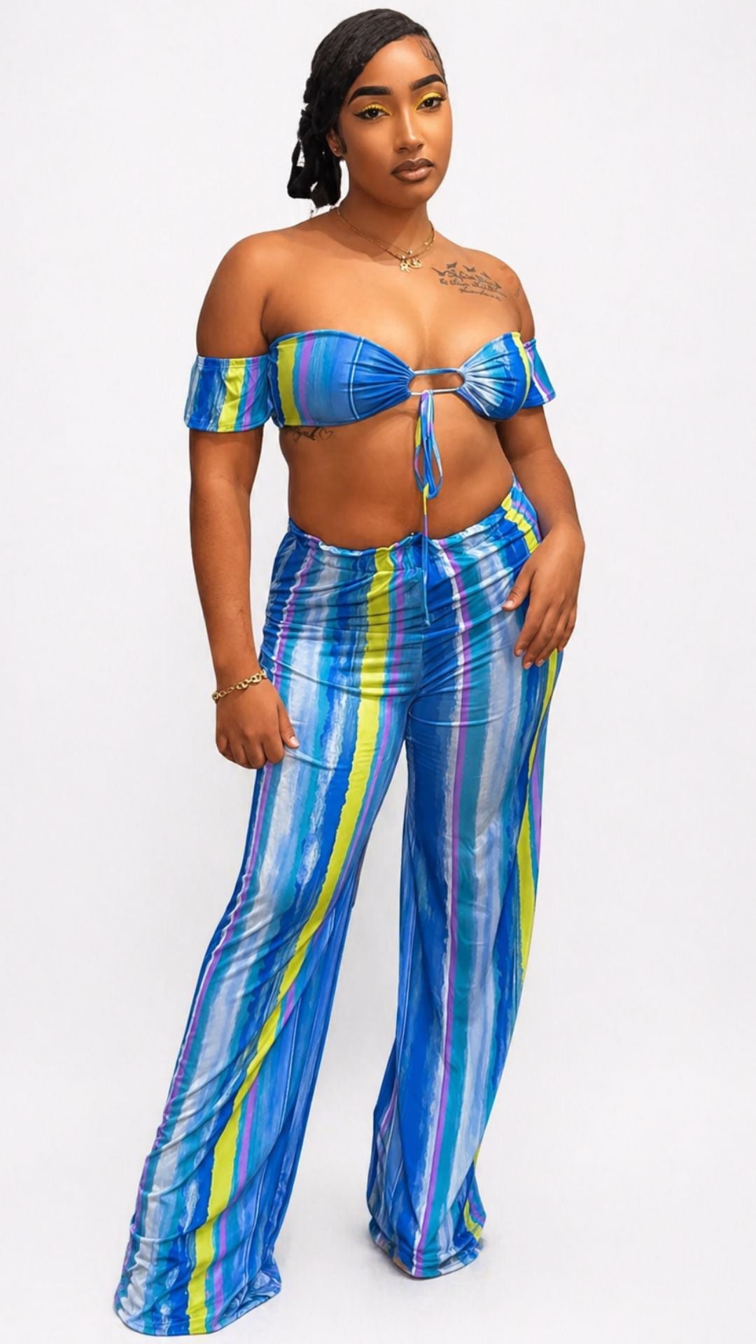 Blue Multi 2 Piece Set