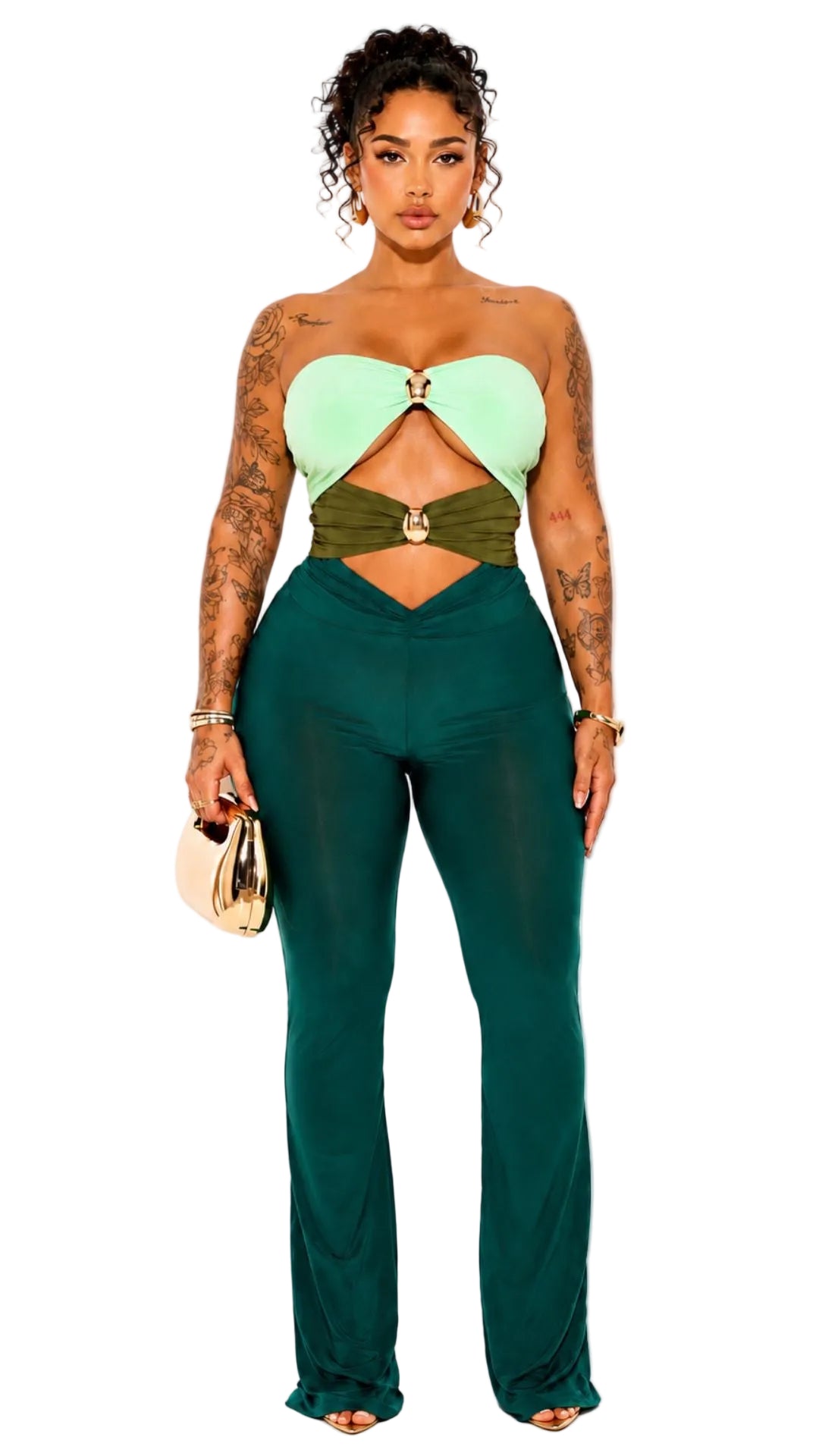 Shades of Green Jumpsuit