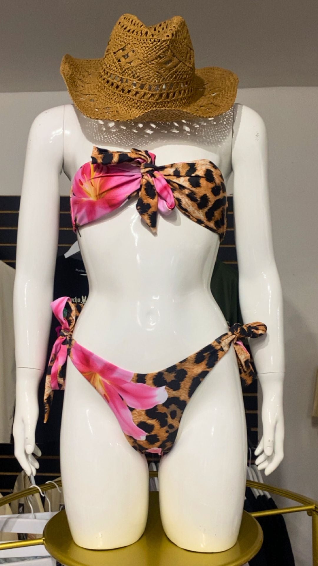Animal Print Flower Swim