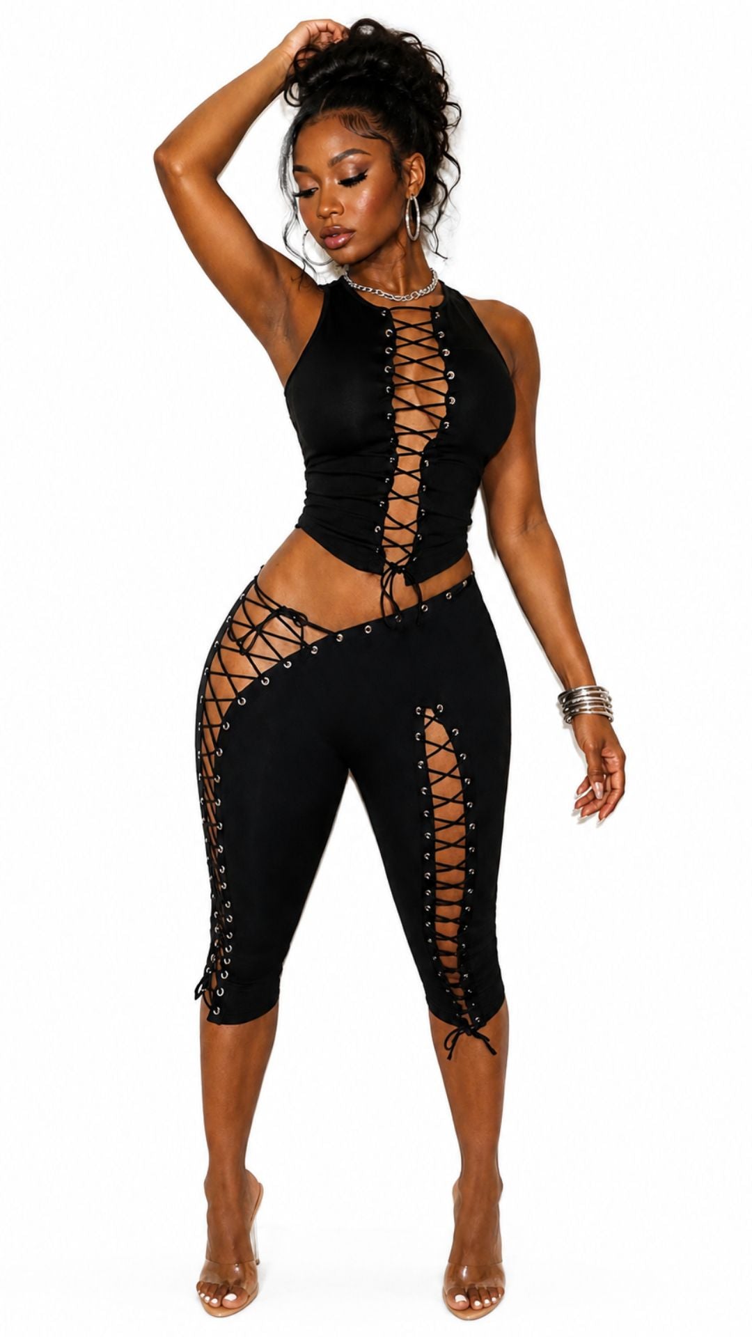 Night Life Tie Up 2Piece Set