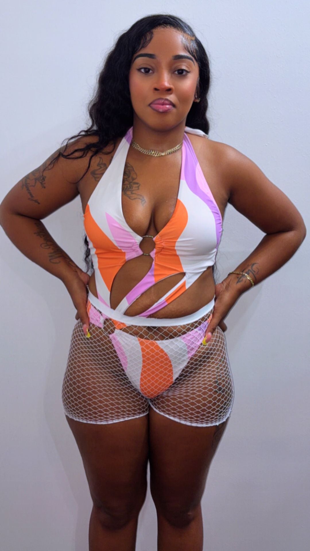 Short Mesh Pants (White)