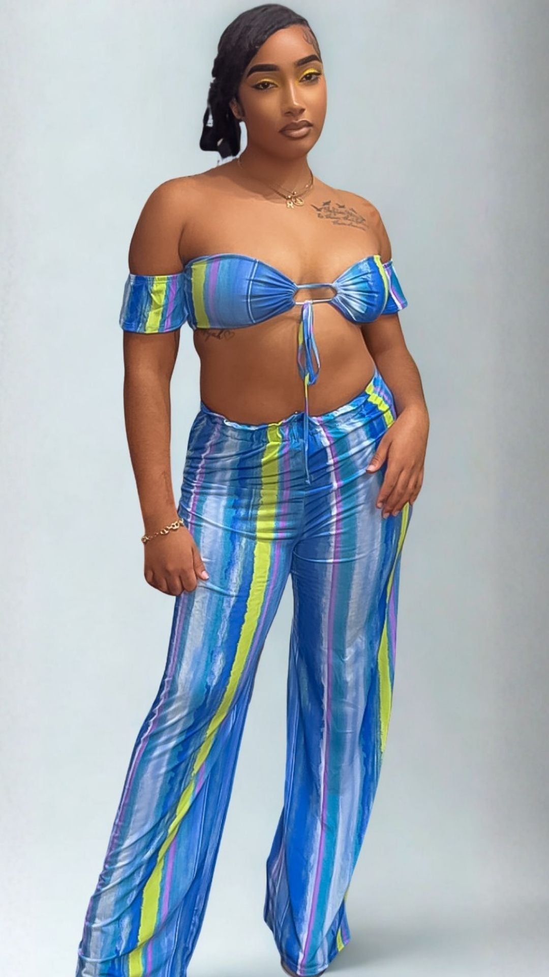 Blue Multi 2 Piece Set