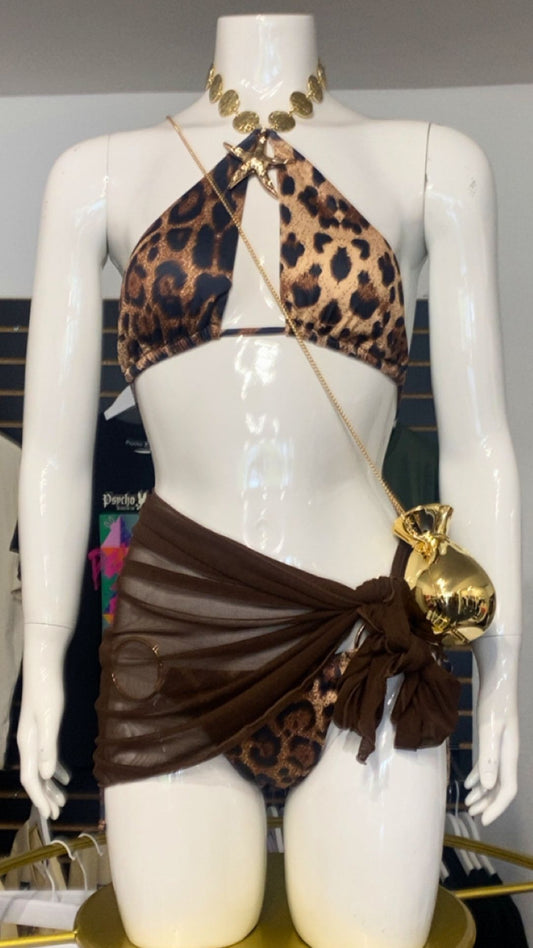 Sea Shell/ Animal Print Swim