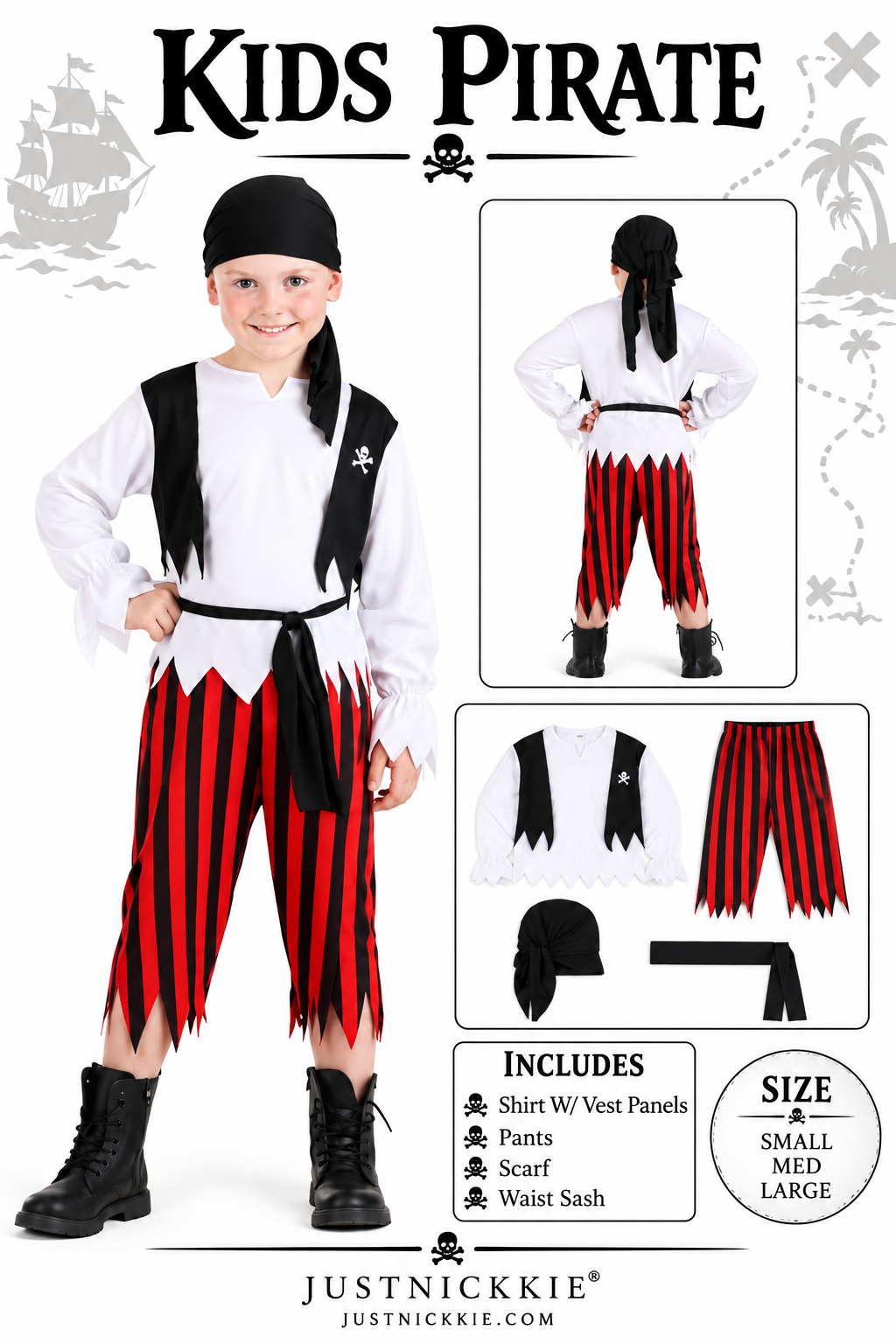 Kids' Classic Pirate Costume