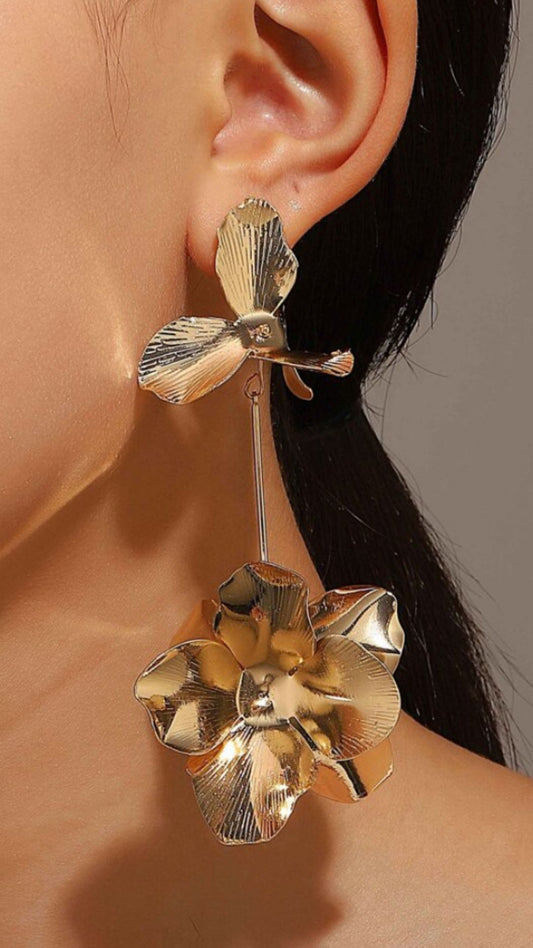Hanging Flower(Gold)