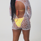 Too hot Netted Romper