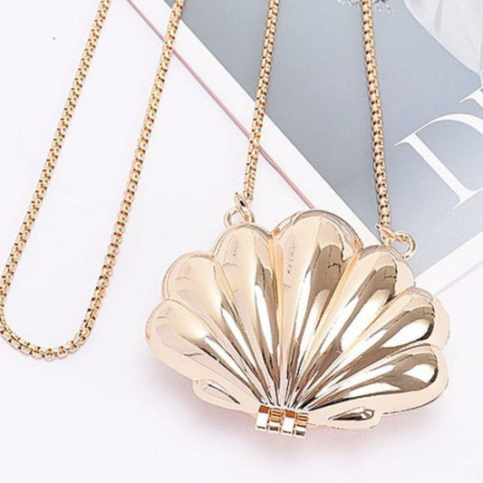 Mini Shell Bag/Gold