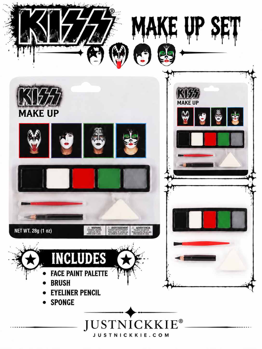 KISS Costume Makeup Kit