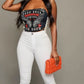 Hard Rock Corset Crop Top