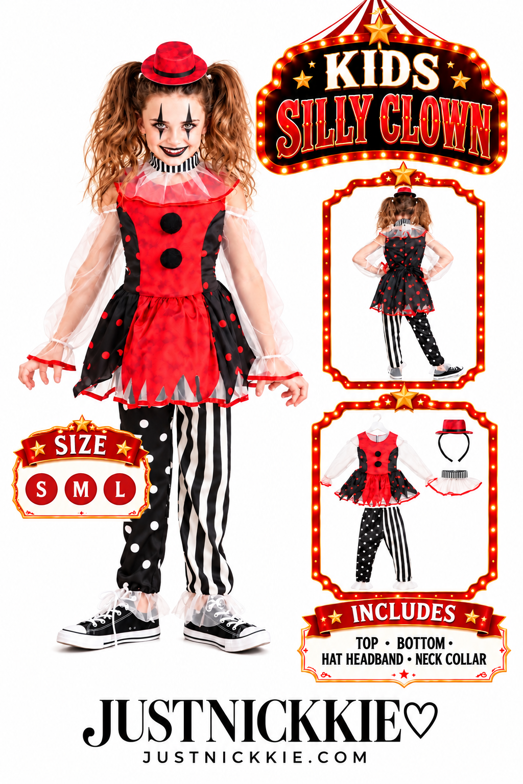 Silly Vintage Clown Costume