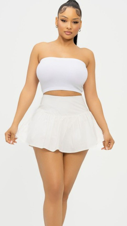 Jayla Y2K Skirt (white)