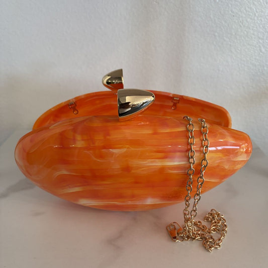 Orange Candy Clutch