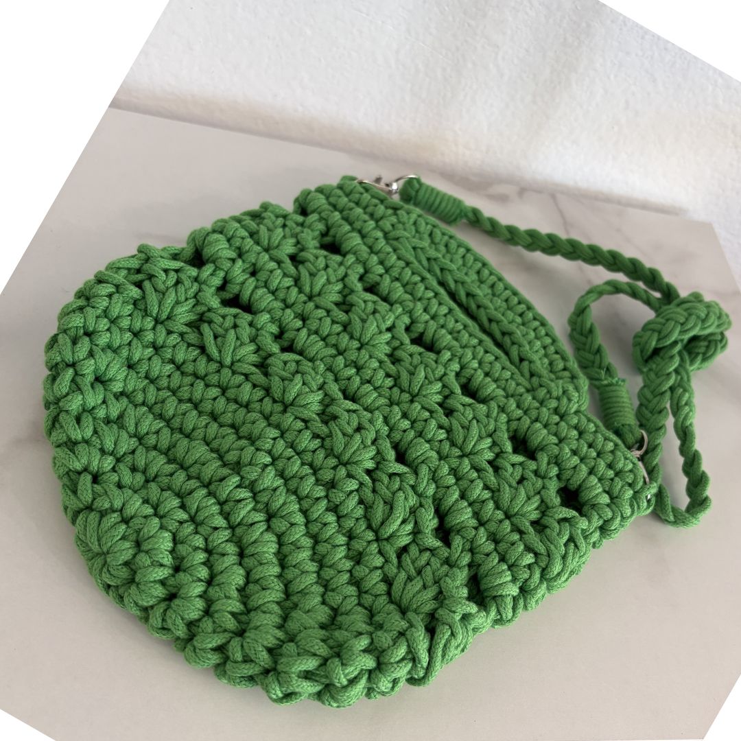 Green Knitted Bag