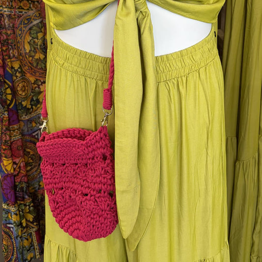 Brown Knitted Bag