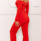Symphony Red Jumpsuit
