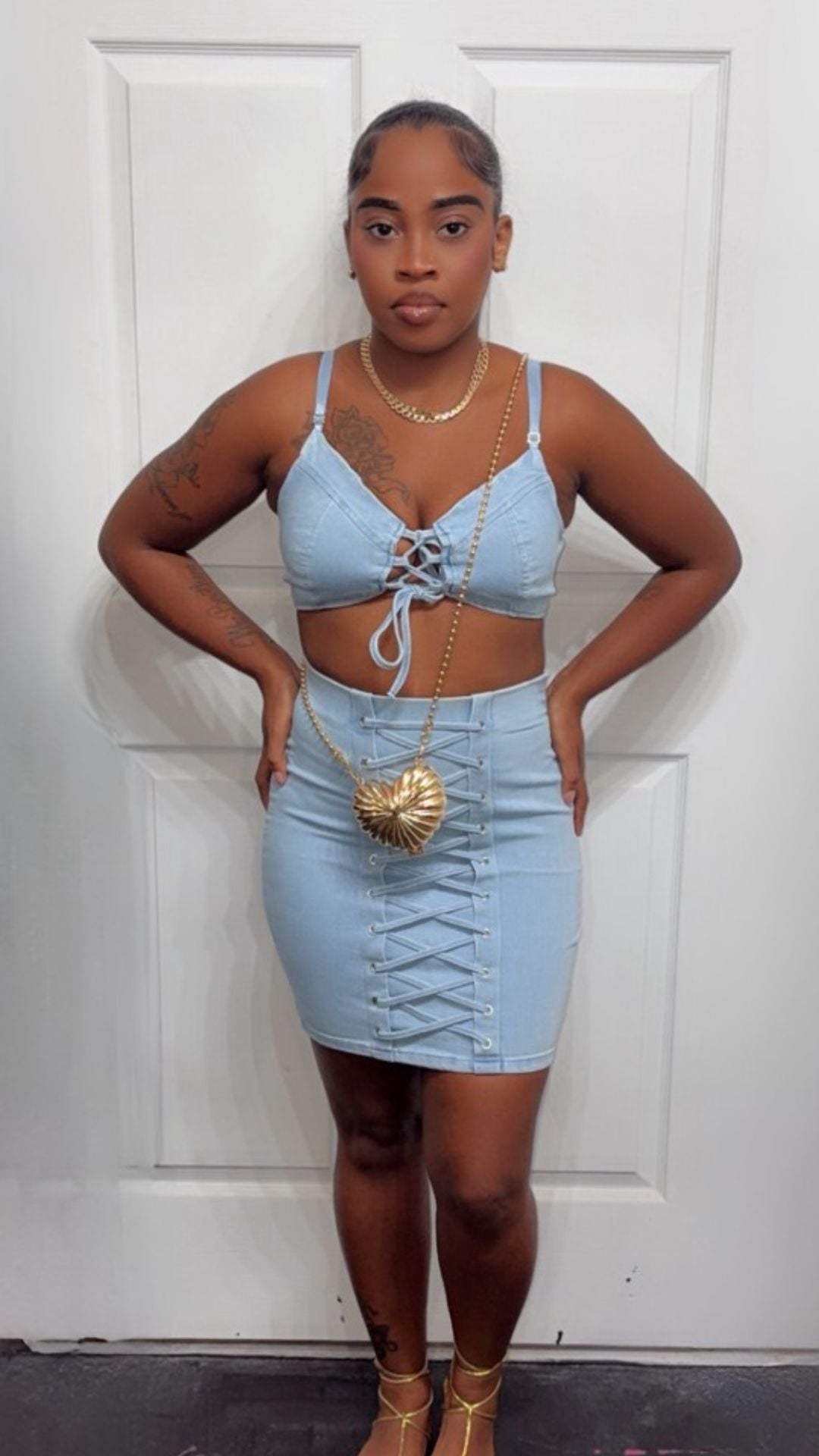 5Bestie Denim Set (Light)