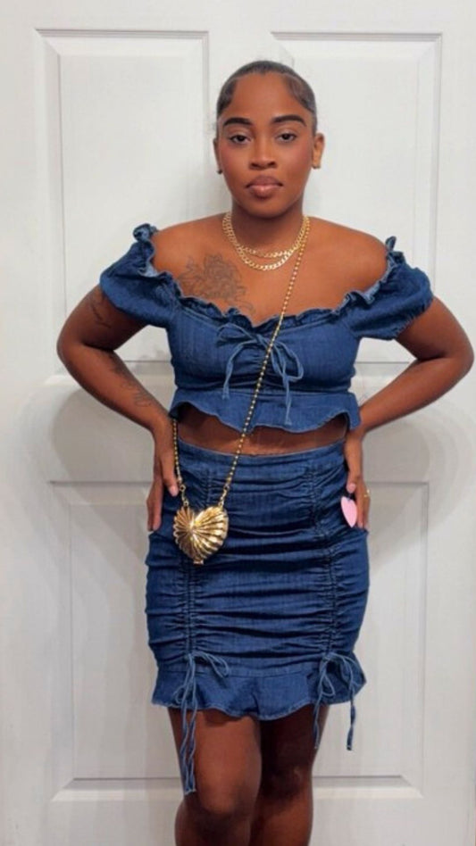 5Bestie Denim Set (Dark)