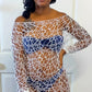 Too hot Netted Dress(White)