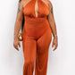 Rust Sea shell jumpsuit