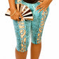 Multi Snake Print Capri