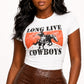 Long Live Cow Boy Shirt