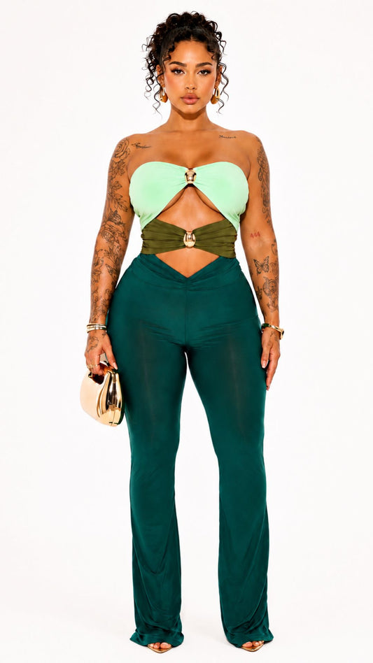 Shades of Green Jumpsuit