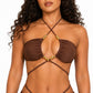 Chocolate Brown/Gold Swim