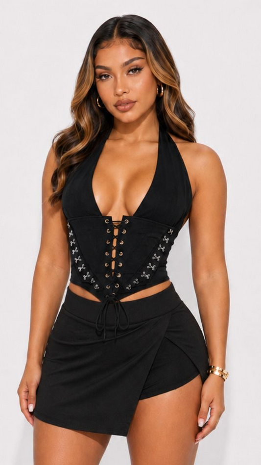 Black Skort Bottoms