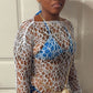Too hot Netted Romper