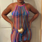 Too Hot Netted Halter (Multi)