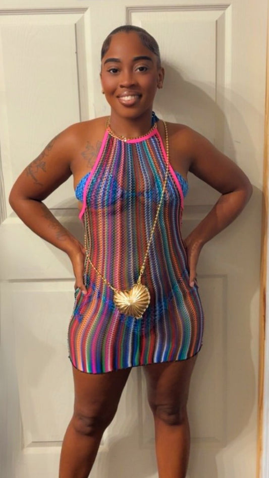Too Hot Netted Halter (Multi)