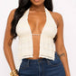 Ava Lace top Ivory