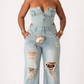 Kira Denim Jumpsuit