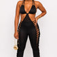 Lydia shredded jumpsuit
