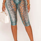 Multi Snake Print Capri