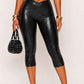 Black Snake Skin Pants