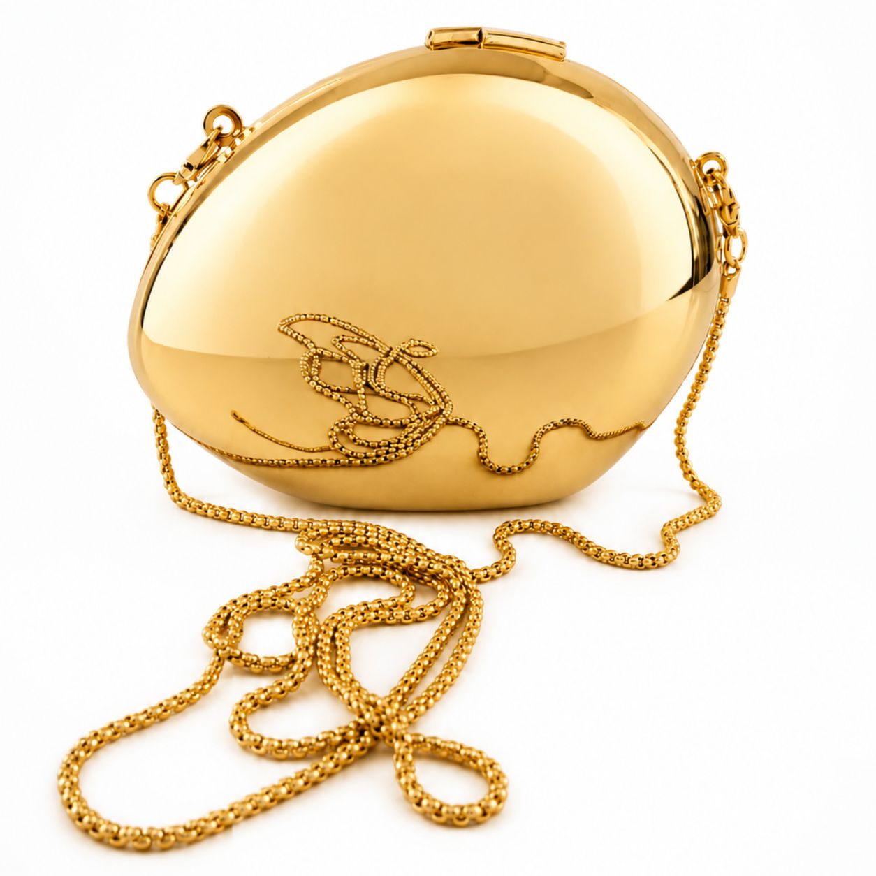 Mini Oval Purse (Gold)