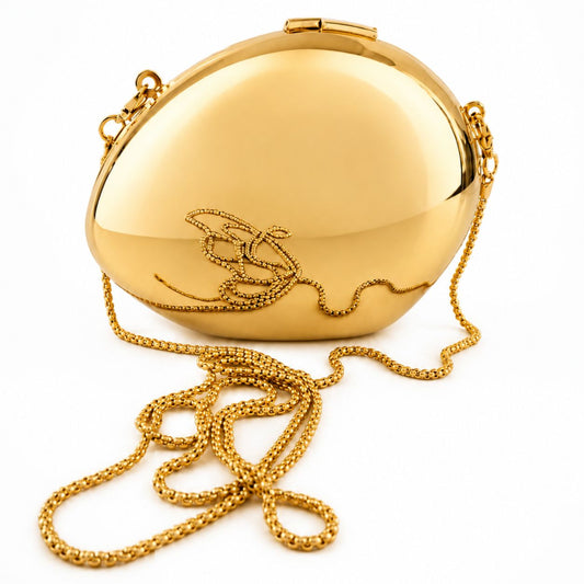 Mini Oval Purse (Gold)