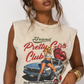 Y2K Graphic Tee-Biege/Red