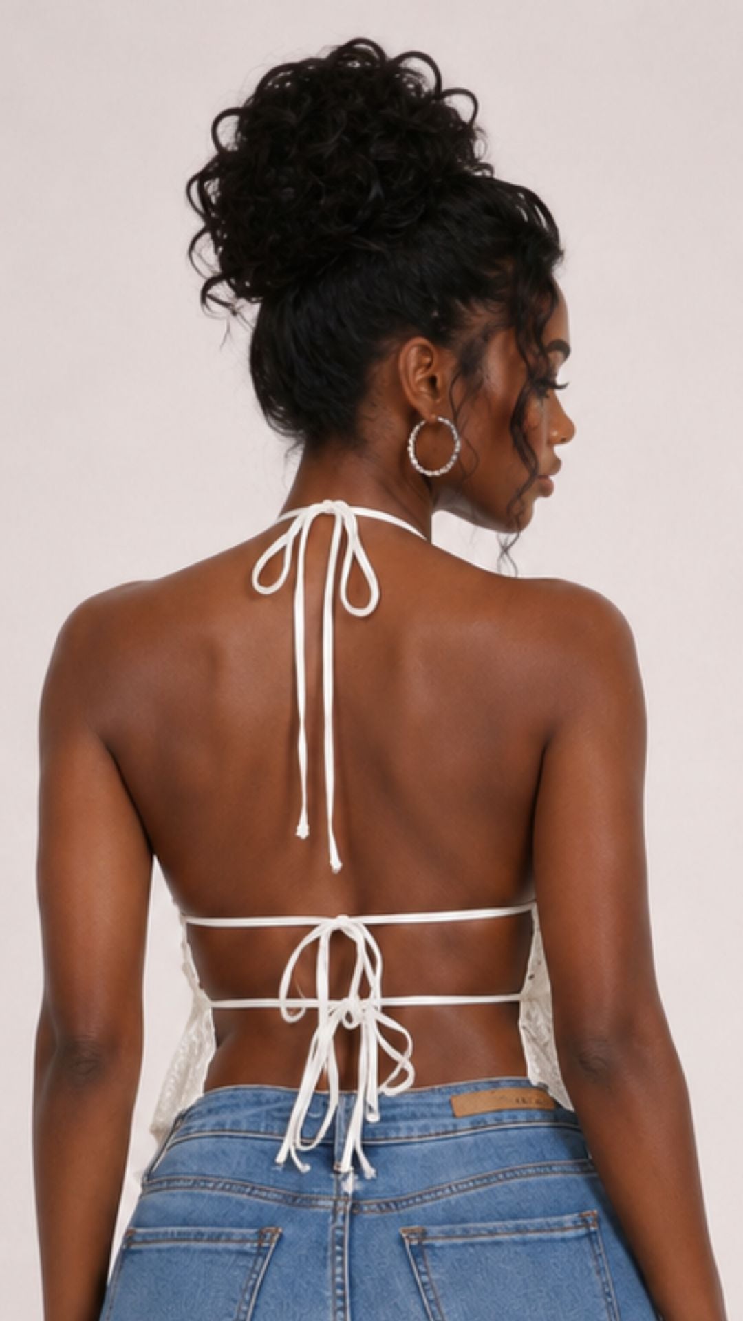 Kiara Ivory Halter