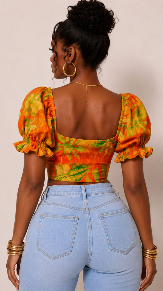 Orange Multi Top