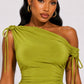 Sage Green Scrunched Top