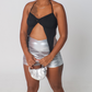 Kristy Split Halter (Black )