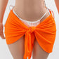 Swim Wrap-Neon Orange
