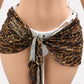 Swim Wrap-Animal Print